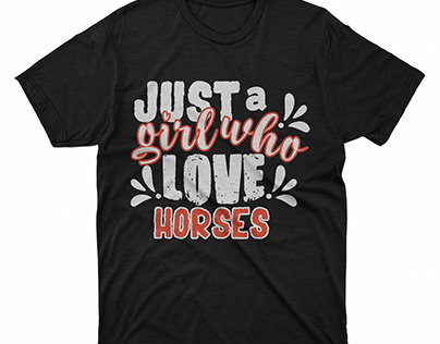 Horse T-Shirt Design