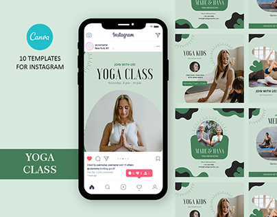 Yoga Class Instagram Template