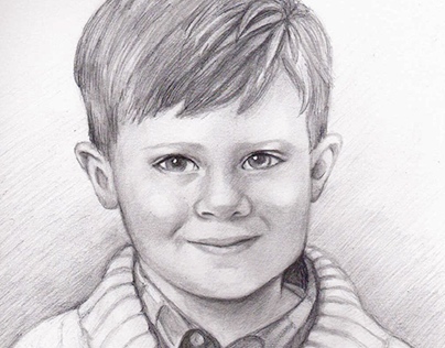 Child Portrait, Pencils
