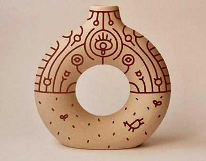 Holly Holed Vase