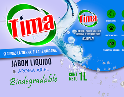 Identidad Visual - Tima Detergentes