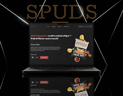 SPUDS Chips | UI Redesign Concept