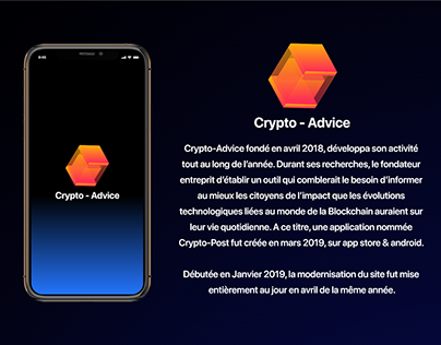 Crypto Advice Mobile App Design