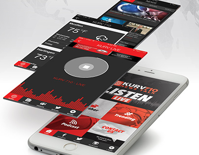 KURV 710 Mobile App Design