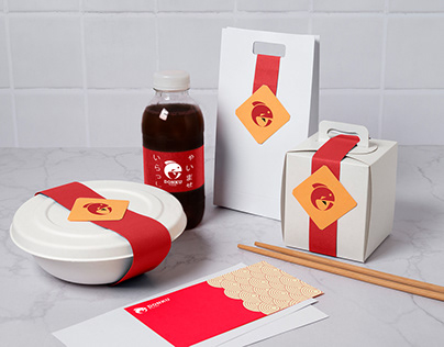 Japanese Food Design Packaging & Identity Logo Brand