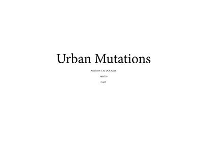 Urban Mutations