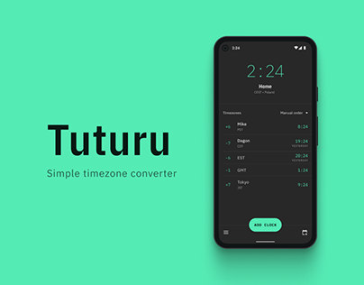 Tuturu - Simple timezone converter