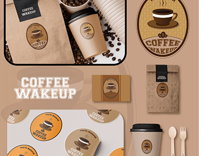 COFFEE WAKEUP Brand identity