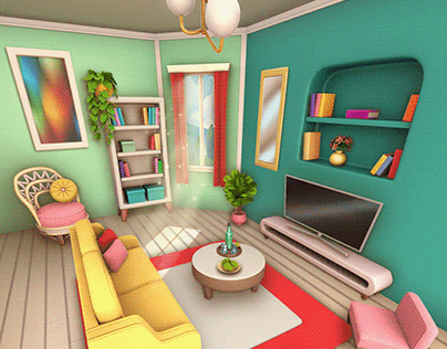 Extreme Makeover Home Edition Mobile Game: Living Room