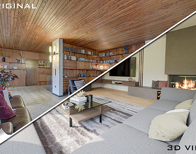 Before/After Living Room Design