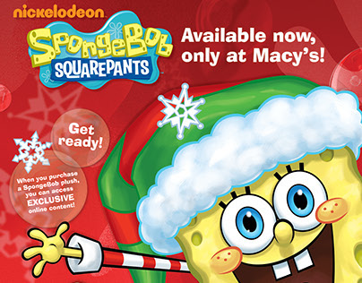 Sponge Bob Holiday Plush Campaign