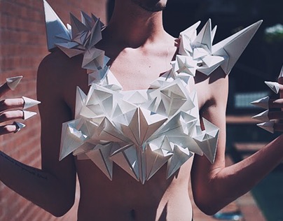 Origami Wearable Sculpture