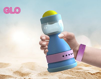 GLO - Child-friendly sunscreen application system