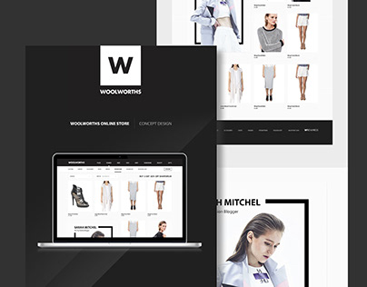 WOOLWORTHS | Online store concept
