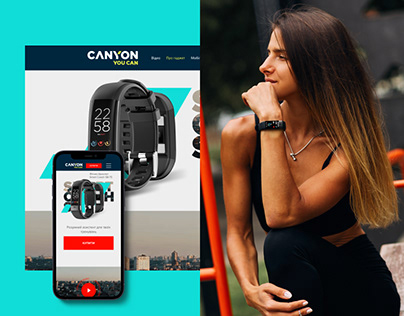 Canyon SB-75 | Promo site for Canyon Smart Watch