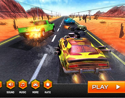 Death Racing Game UI