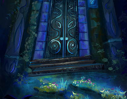 Door to a magical place - Procreate