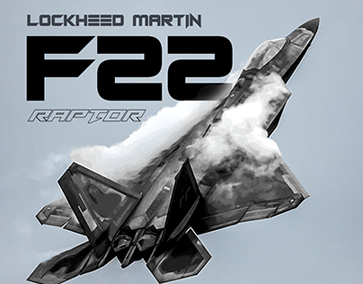 Lockheed Martin F22 Raptor Poster