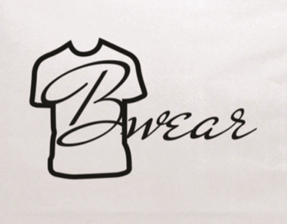 Brand Manual for my custom brand "B - Wear" of clothes