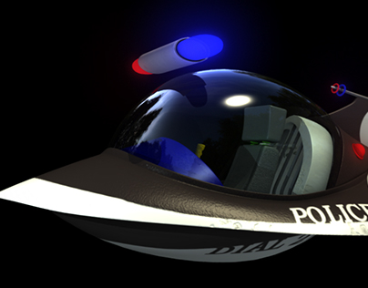 Police Cruizer (Jetsons Style) - Modeling 1