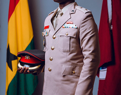 Lt Col Effah from the Ghana Army