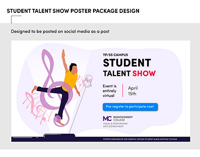Student Talent Show Package Design