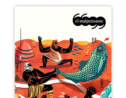 Cover for El Malpensante magazine #168 (Colombia)