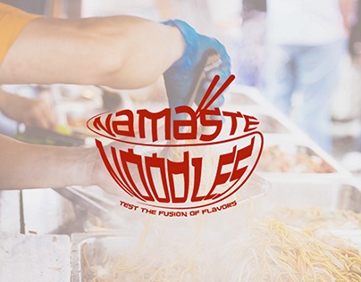 Logo Design for Indo-Chinese Restaurant Namaste Noodles