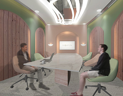 Commercial Project- Meeting Room Interior design