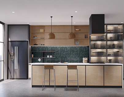 Kitchen 3d Modeling and Visualization