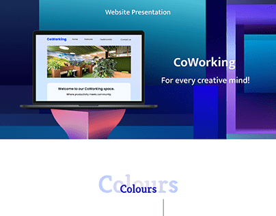 CoWorking - Website design