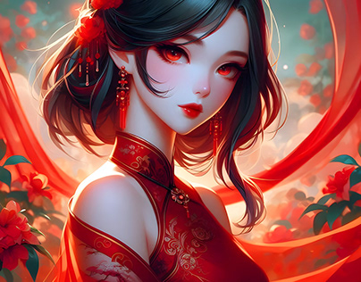 beauty avatar of ancient chinese style