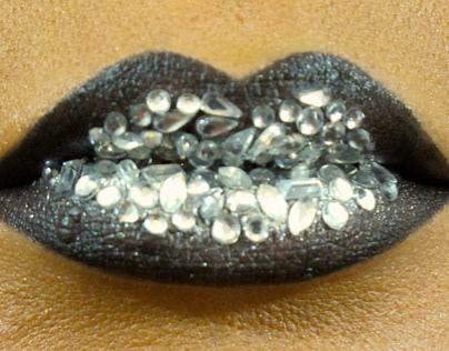 Close-Up lèvres noir