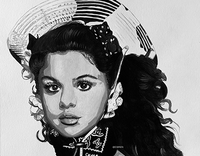 Selena Gomez illustration