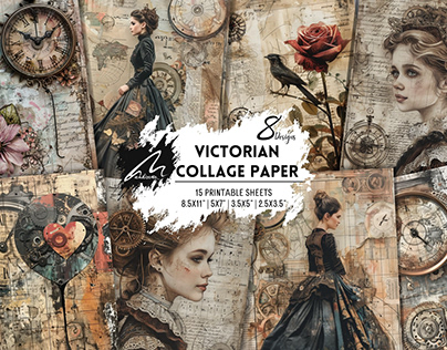 Victorian Collage paper
