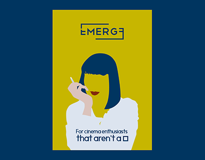"Emerge" Branding - A fictional movie renting website