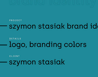 brand identity: szymon stasiak horse rider