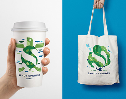 Sandy Springs || Visual identity illustrations