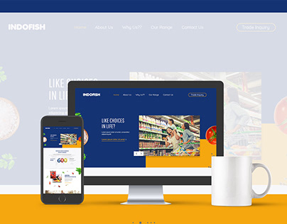 INDOFISH - FMCG Brand Website Design