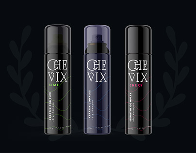 "Chevix" dry shampoo, concept design