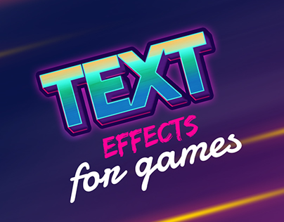 Text Effects For Games