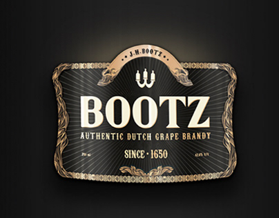 Bootz Brandy Packaging Design
