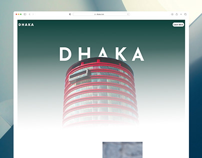 Dhaka City parallax website
