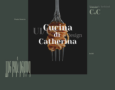 Cucina di Catherina reDesign. UI/UX web design