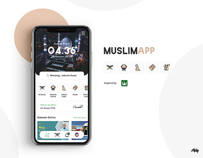 Muslim App UI