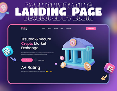 Raymon Trading - WordPress Landing Page