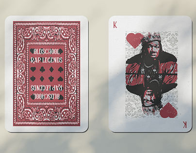 Project thumbnail - Oldschool Rap Legends playing cards deck