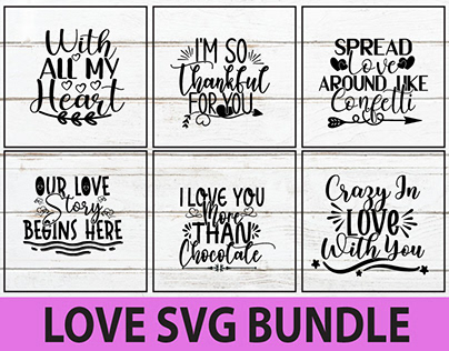 Love SVG Bundle
