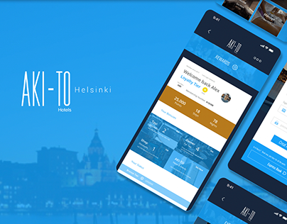 Aki-To - Hotel App UX / UI Design