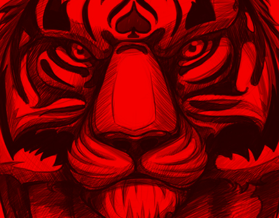 Red Tiger Interior Graff